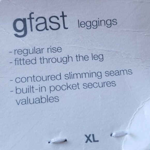 Unworn - Gap Black Gfast Leggings - Size XL - Picture 6 of 7